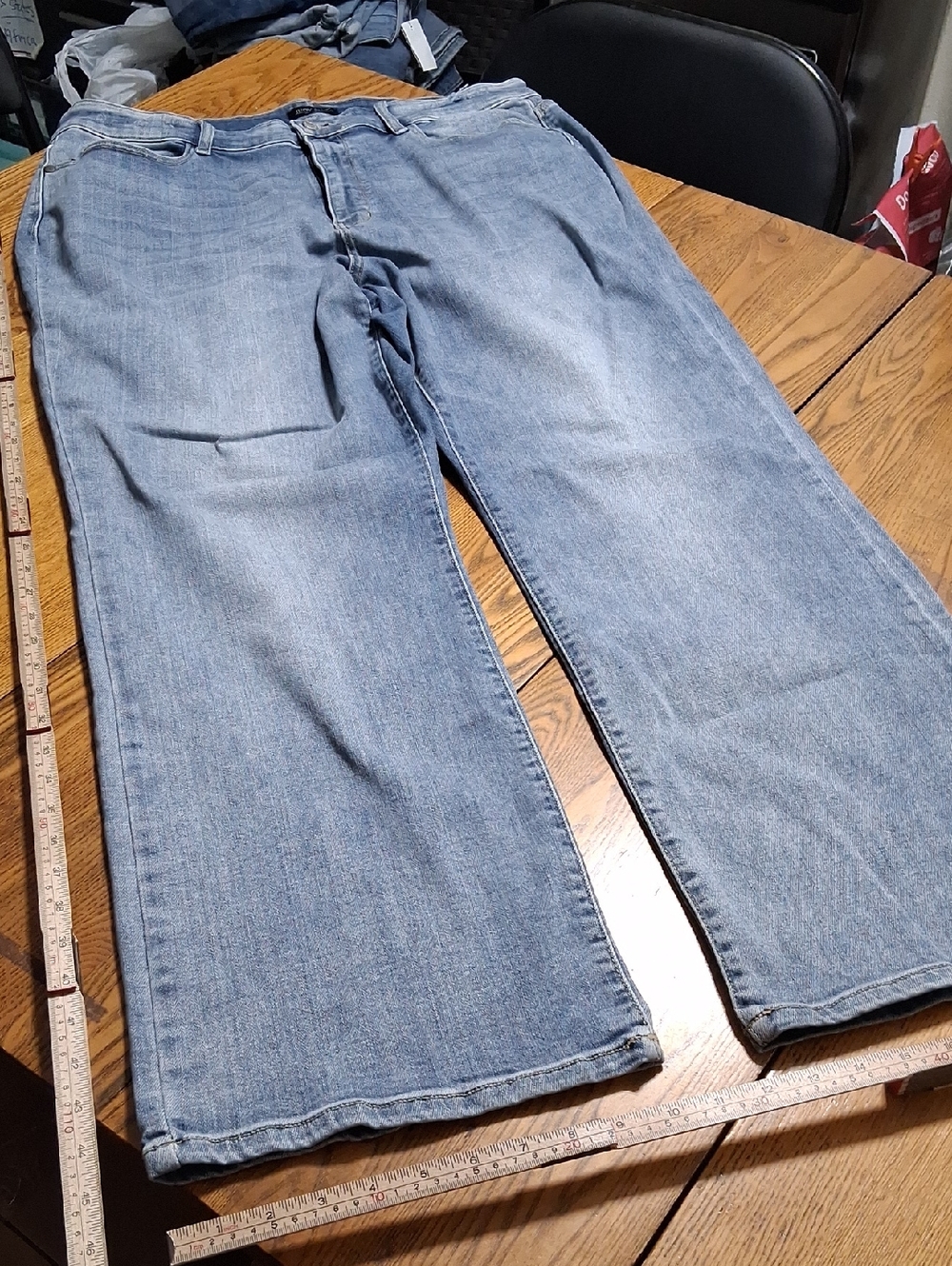 JUDY BLUE Jeans Womens 22W BLUE STRAIGHT FIT Denim Preowned Used Pants